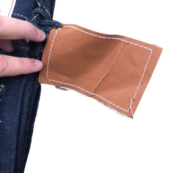 Brand New Vintage True Religion Embroidered Jeans Size 32 JOEY Blue - Picture 3 of 12